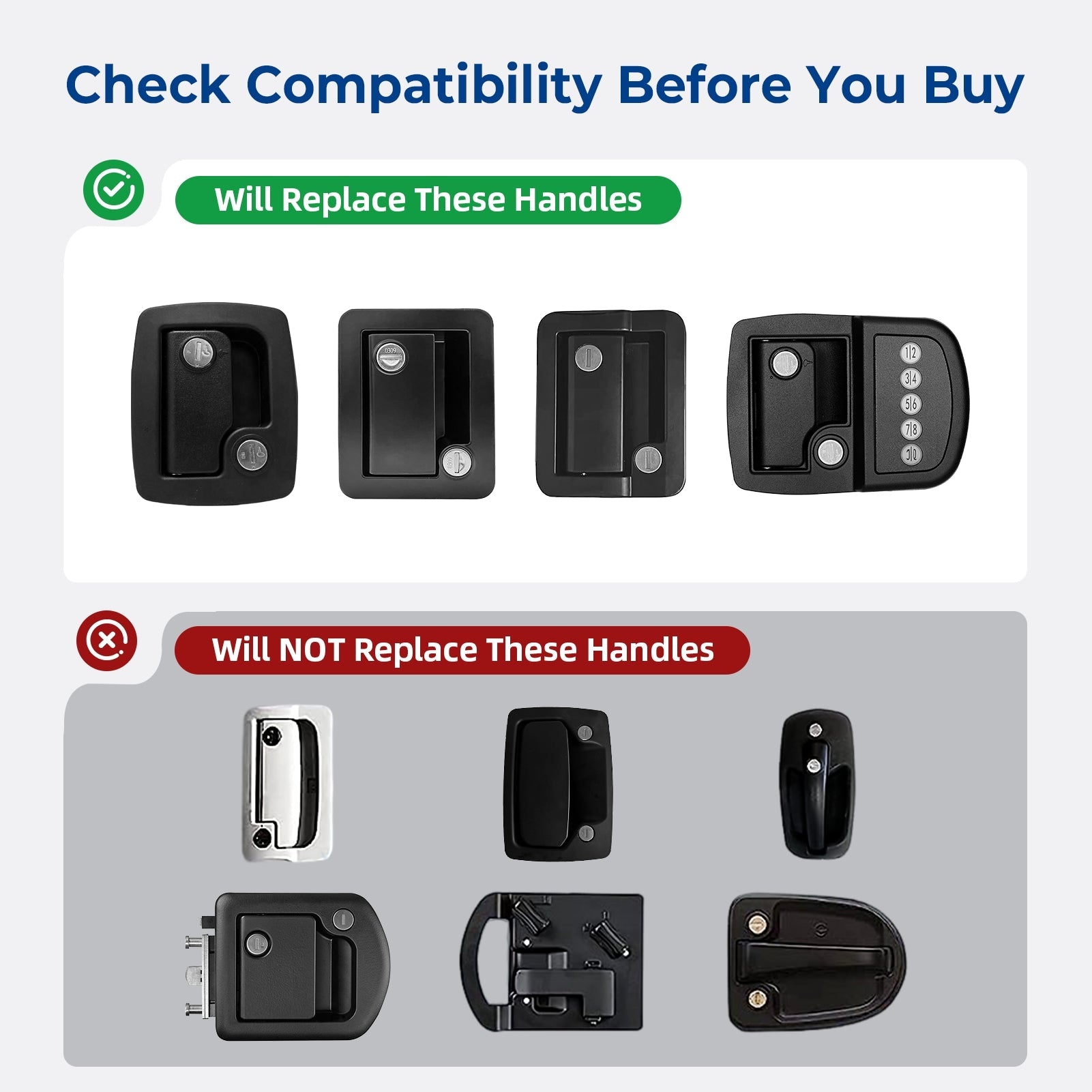 NESTILY Guard Pro™ – Keyless Heavy-Duty RV Door Lock | Fits 98% of RVs | Fob + Keypad