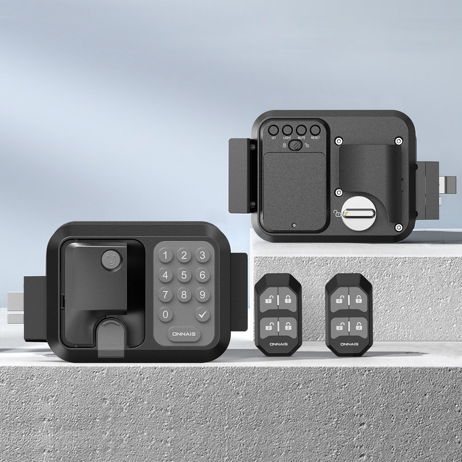 NESTILY Guard Pro™ – Keyless Heavy-Duty RV Door Lock | Fits 98% of RVs | Fob + Keypad